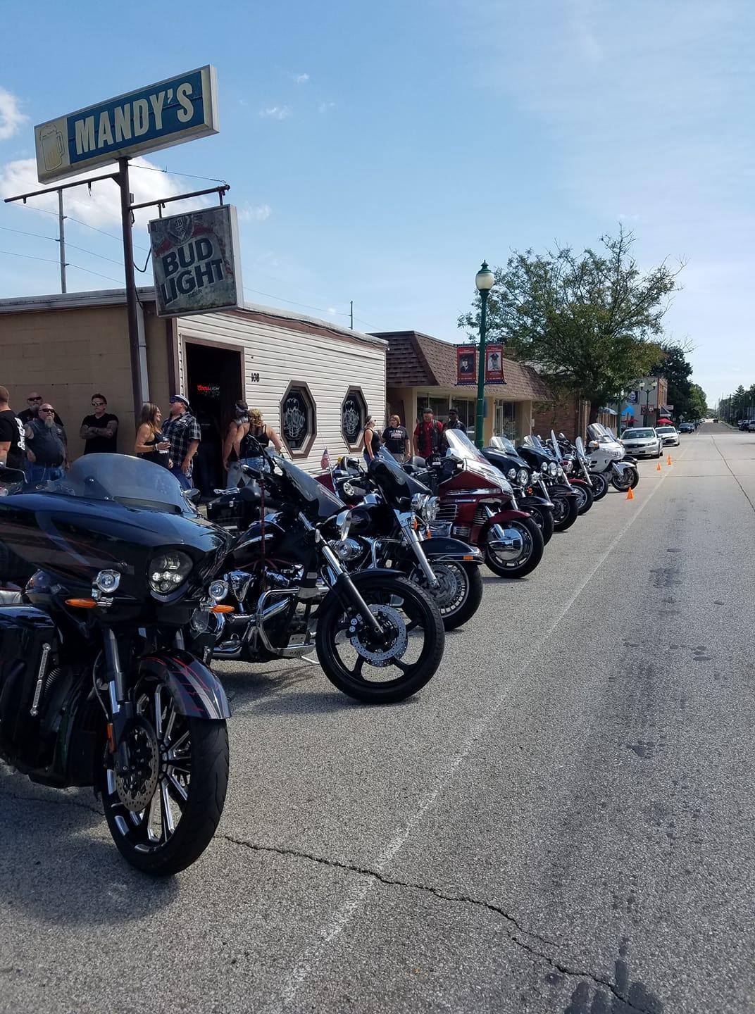 Bikers at Mandy's